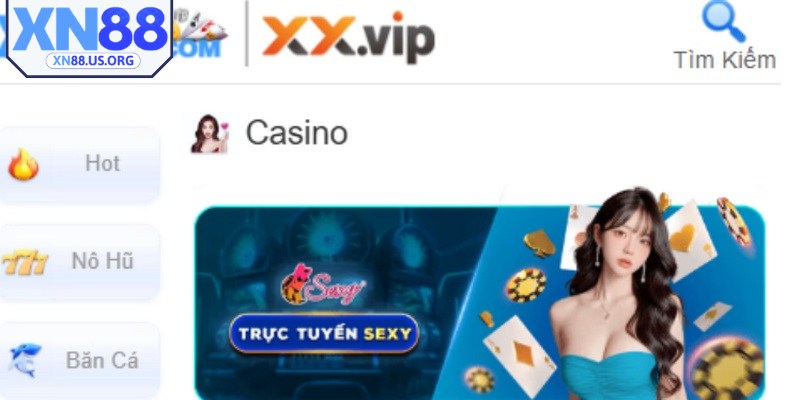 Sảnh Casino XN88 được thiết kế dựa trên nền tảng công nghệ tiên tiến