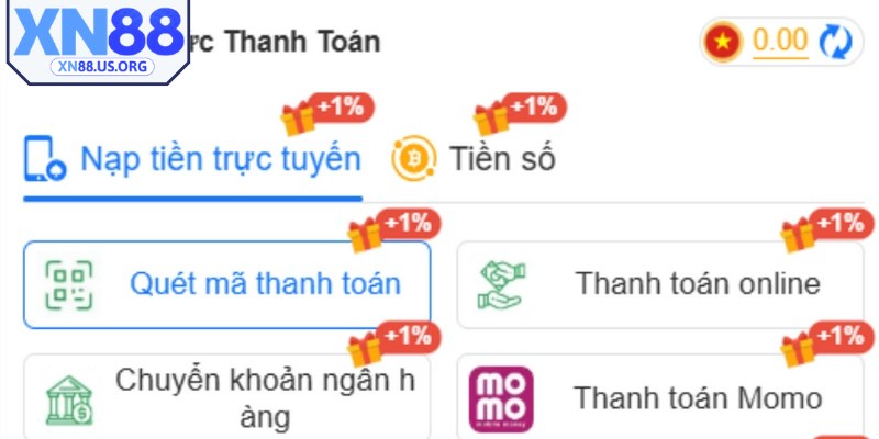 Các bước nạp tiền XN88 đơn giản và dễ hiểu nhất